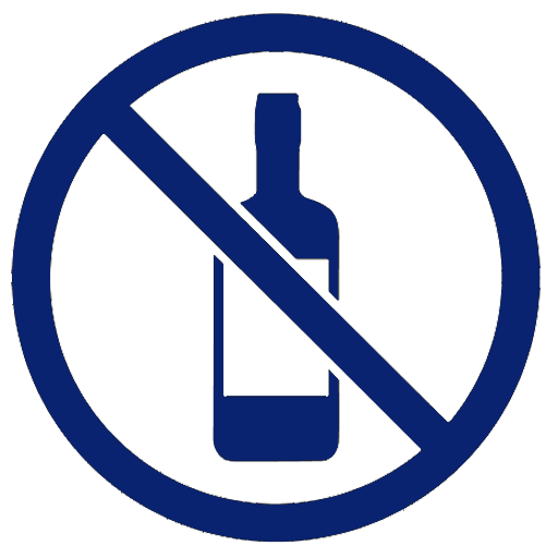 No alcohol icon