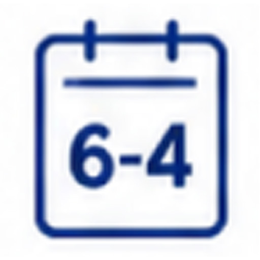 6-4 days before
